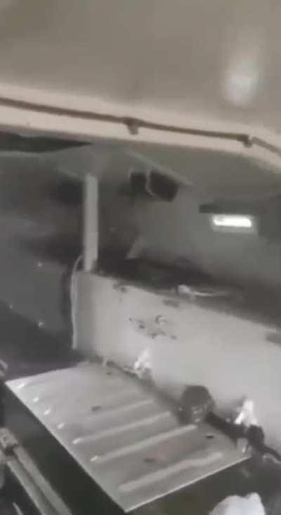 Ukrainian farmers check out a Russian MTLB APC they captured, they dont seem to be very impressed by it