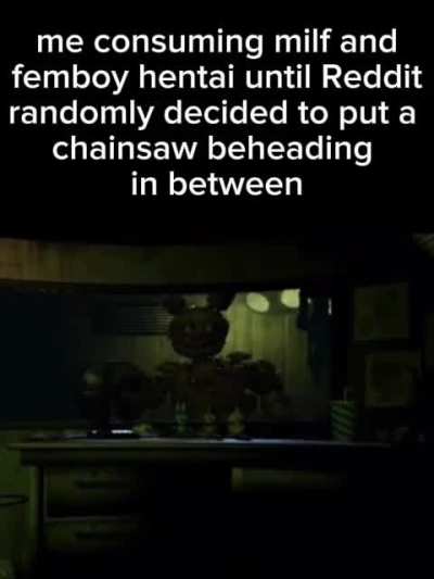 I'm never gooning on Reddit again