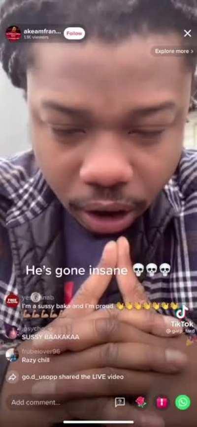 On my momma this man is crazy