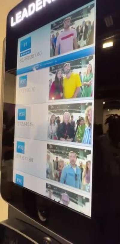 This ATM which displays a photo of the user along with their account balance