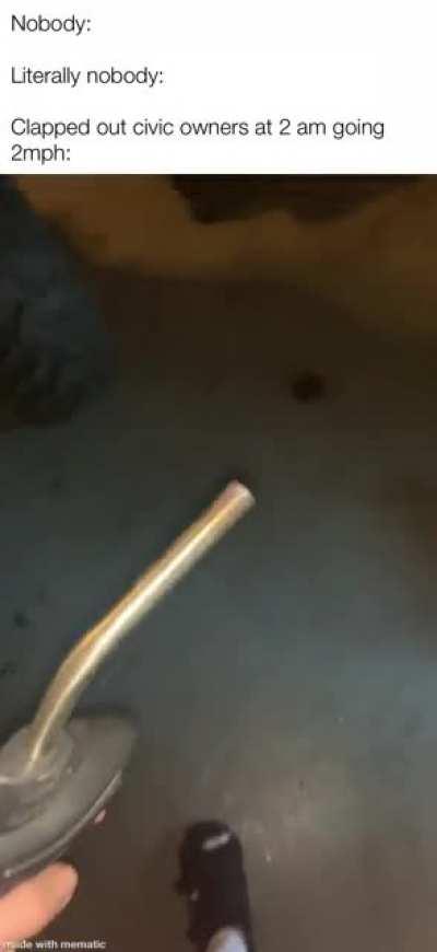 Why it always the civics 😭