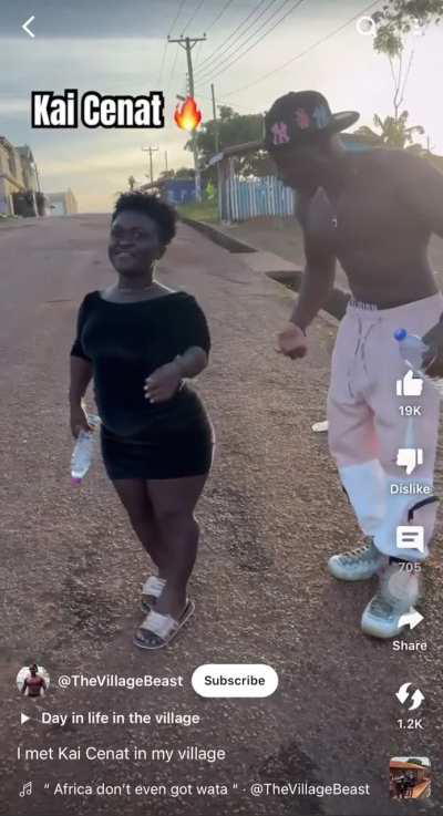 Kai Cenat in the village 🔥🔥