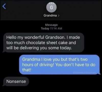 Grandma rule