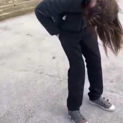 Frozen in time (either spice or heroin)