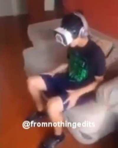 My man is enjoying himse... hol'up