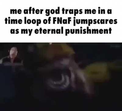 i have made a grave mistake and must suffer for all eternity as a result