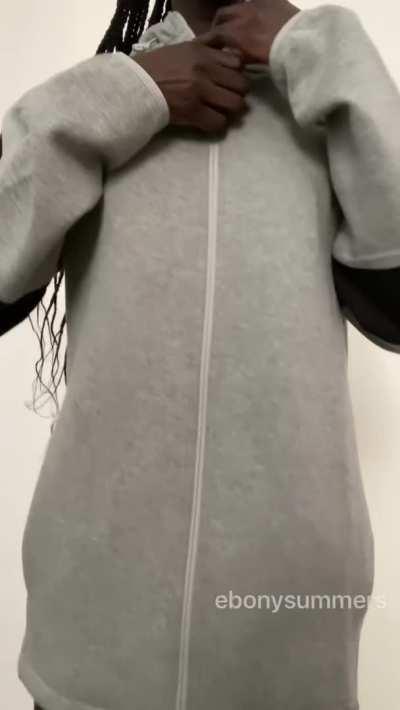 Can I wear your sweater with nothing on underneath?