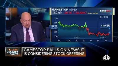 You can almost see Cramer's soul leave his body after he says it