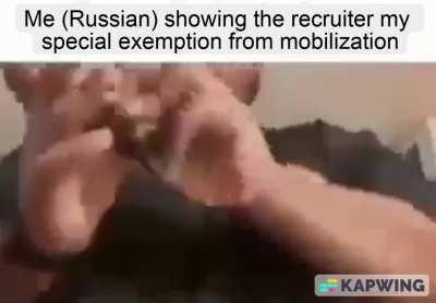 Russian Recruitment meme