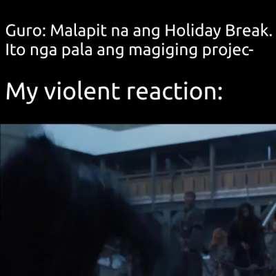 Nagsembreak pa kung may ipagagawa din naman