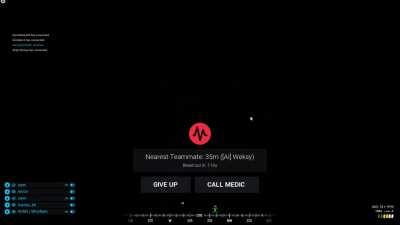 The moment 25+ of us got shot down by enemy mortars while we were goofing off and someone played sad war music