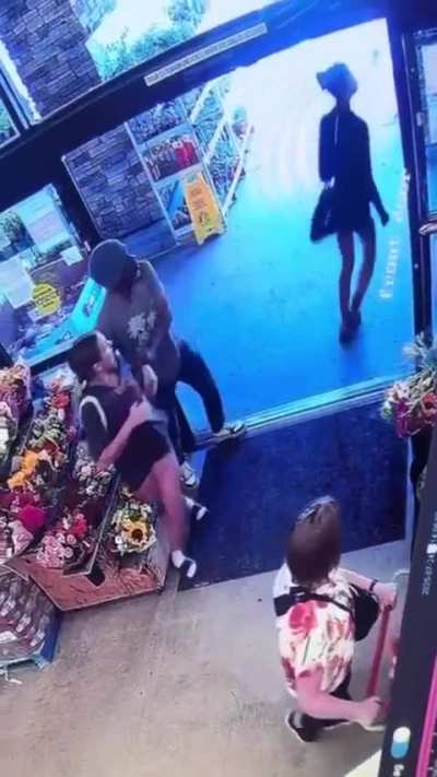 Angry individual bumps into random girl for absolutely no reason