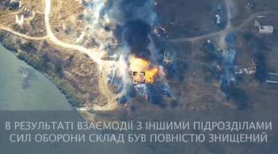 Special Operations Forces of Ukraine helped to destroy the warehouse of guided missiles 