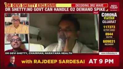 Rajdeep gets a lesson from Dr. Devi Shetty on ‘oxygen logistics’........ Once in a while, unscientific journalists should get a lesson in science by experts.