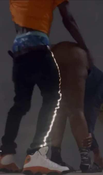 Had to bend her over outside