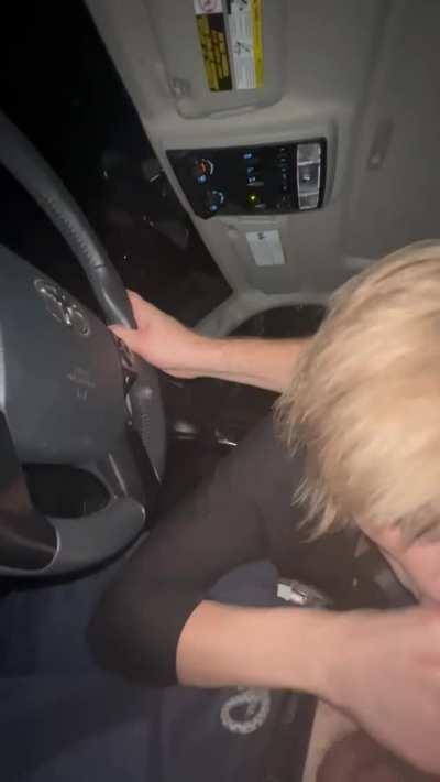 This dude offered me a ride home so I returned the favor by sucking him down