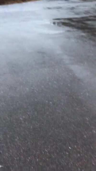 Real life flashbang outdoors