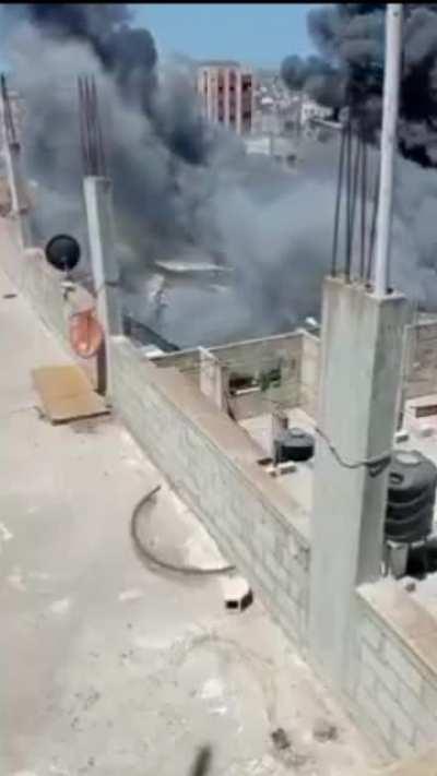 Israeli bombs flatten multiple buildings in Gaza