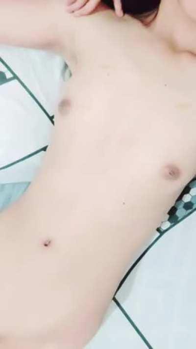 my small boobs need some sucking. you down?