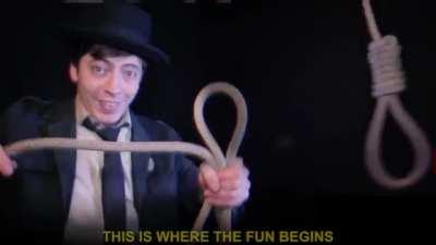 let's learn how to tie a noose [kinda nsfw?]