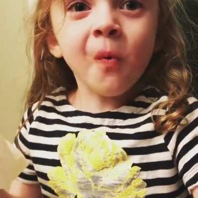 She loves her mom's spaghetti