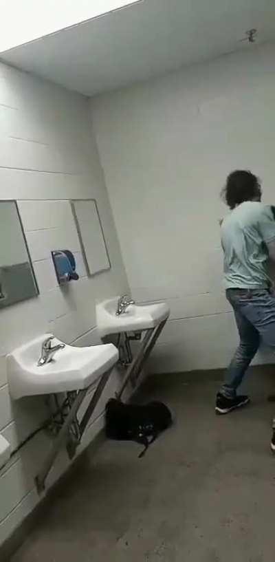 Shitty bathroom fights