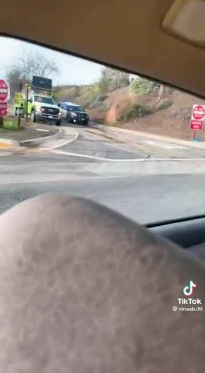 Ramp is closed idiot!