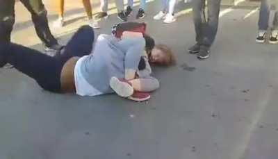 Bully attacks a girl who has BJJ training twice in a row