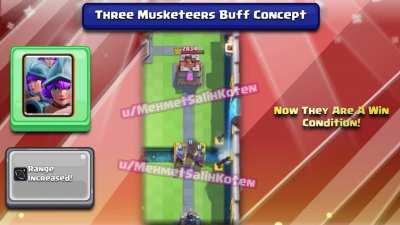 Making Three Musketeer Real Win Condition [Concept]