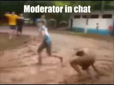 Bro comes out of nowhere