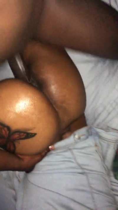 Going deep in that petite pussy!