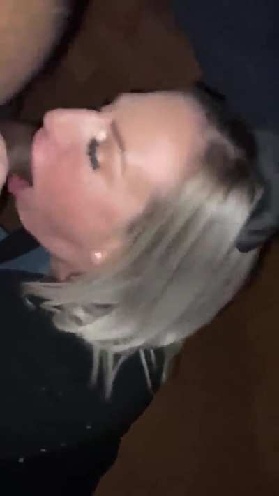 Mom pointed and called me out when she saw me hiding by the door watching her blow my buddy