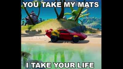 when you gave them wood and brick to sit on a rock