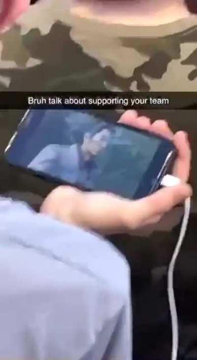 At my school's football game