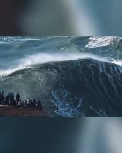 The colossal waves at Nazaré, Portugal are both beautiful and terrifying.