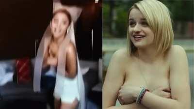 Hand Bra: Ariana Grande vs Joey King