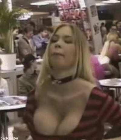 Big heavy boobs need a break some times