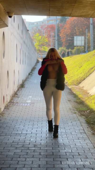 (f) dared to release them on my way to the bus