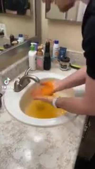 So, the painting is not coming off...