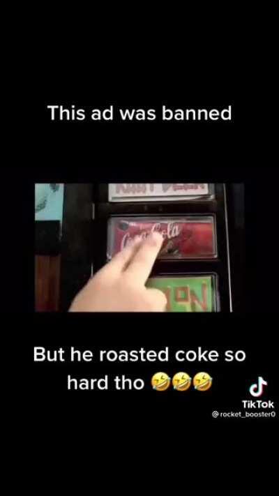 Este anuncio fue removido--pero en verdad humilló a coca cola (traducción de los que dice)