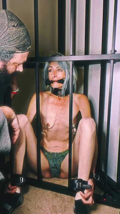 Bit-gagged MILF humiliated by Royjack