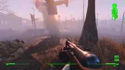 Took down a behemoth… only to be decapitated by an interloping vertibird >:(