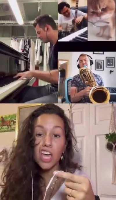 Chads and Stacey’s jam with cat