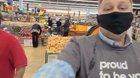 Covidiot™ freaks out when told he can't enter a grocery store without a mask.