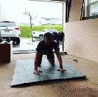 No wonder he could only do one pushup