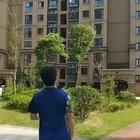 Playing badminton against the wind