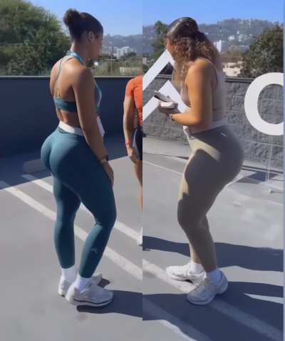 Huge Yoga Pants Asses