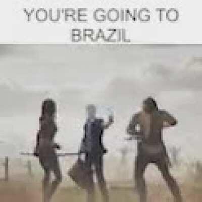 Agent Jones kidnaps everyone to Brazil