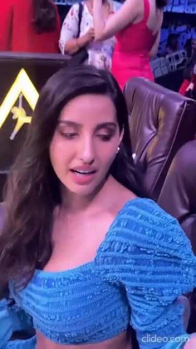 Who would love to cum on Nora Fatehi's arab face?
