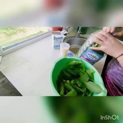 Hi Reddit;) I continue to introduce you to our daily life in Ukraine. Today I made pickles for the winter.